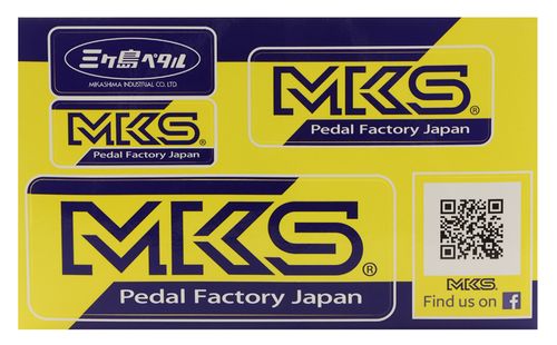 MKS 5-Piece Decal Set - Blue/Yellow