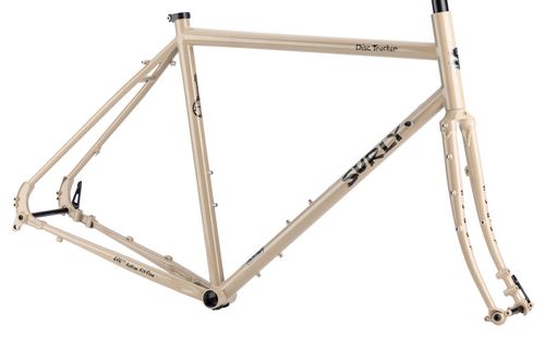 Surly Disc Trucker Frameset - 700c, Steel, Grandpa's Khakis, 58cm