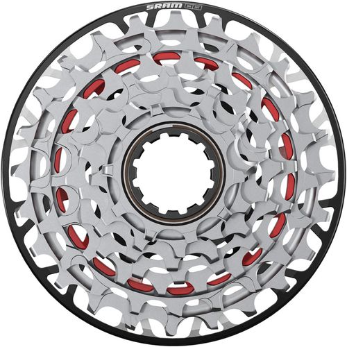 SRAM XX Downhill XS-797 T-Type Cassette - 7-Speed, 10-24t, For XD Slim Driver, Silver