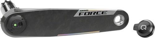 SRAM Force AXS Left Crank Arm and Power Meter Spindle Assembly - 160mm, 12/13-Speed, DUB PM Spindle, Carbon, E1