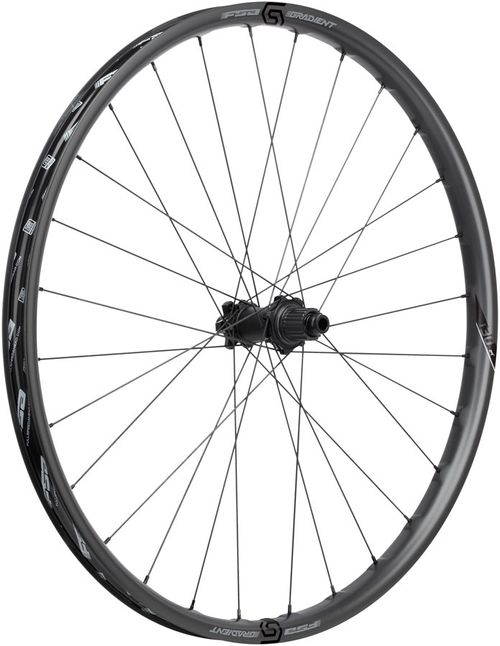 Full Speed Ahead Gradient Carbon i30 Rear Wheel - 27.5", 12 x 148mm, 6-Bolt, Micro Spline, Carbon, Black