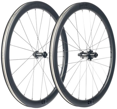 Vision SC45 SL Wheelset - 700, 12 x 100mm/12 x 142mm, Center-Lock, HG 11/12, Carbon, Black
