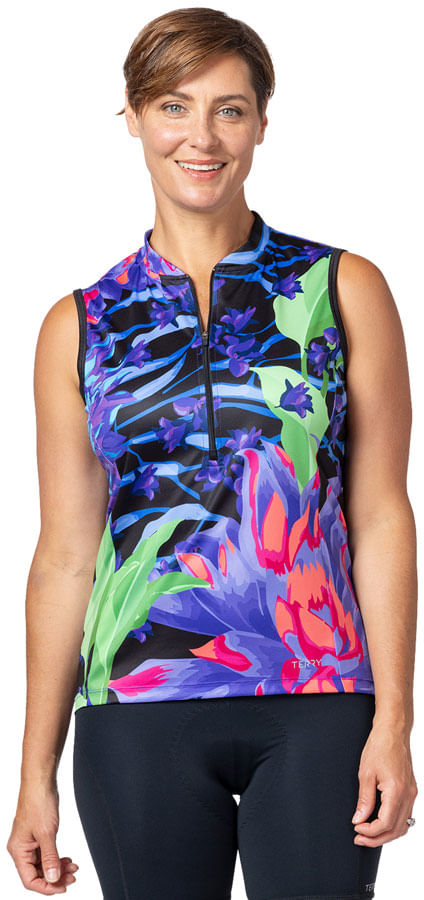 Terry Breakaway Mesh Sleeveless Jersey - Rio, Small