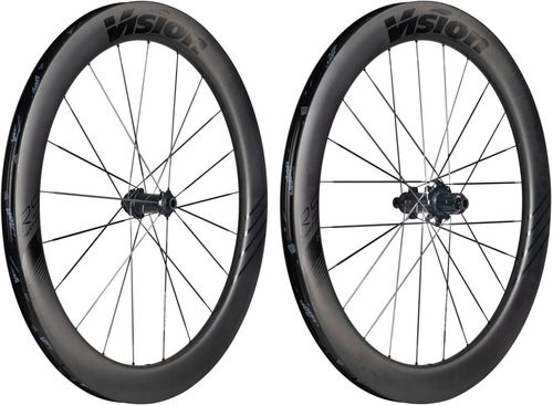 Vision Metron RS 60 Wheelset - 700, 12 x 100mm/12 x 142mm, Center-Lock, HG 11/12, Carbon, Black