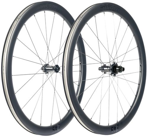 Vision SC45 SL Wheelset - 700, 12 x 100mm/12 x 142mm, Center-Lock, XDR, Carbon, Black