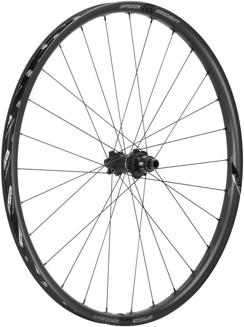 Full Speed Ahead Gradient Carbon i30 Rear Wheel - 27.5", 12 x 148mm, 6-Bolt, XD, Carbon, Black