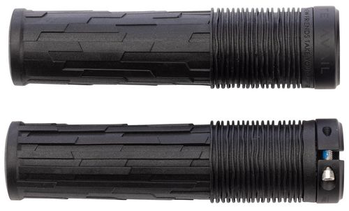 Teravail Lytho Grips - Lock-On, Obsidian Black, 32mm