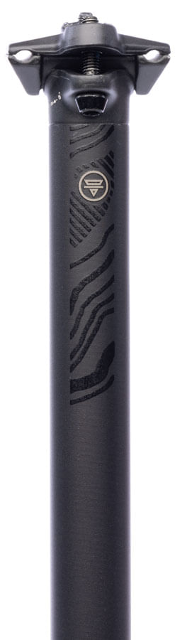 Teravail Stratum SE Seatpost - 27.2 x 400mm, 0mm Offset, Black