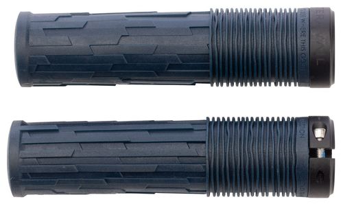 Teravail Lytho Grips - Lock-On, Midnight Blue, 32mm