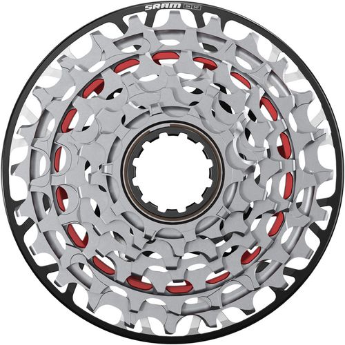 SRAM XX Downhill XS-797 T-Type Cassette - 7-Speed, 10-24t, For XD Driver, Silver