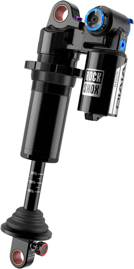 RockShox Vivid Coil Ultimate RC2T Rear Shock - 210 x 55mm, Reb 55 / Comp 34, Adj. Hydraulic Bottom Out, L/45, Standard, D1