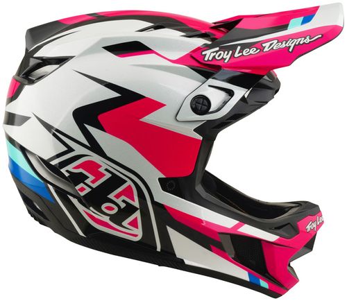 Troy Lee Designs D4 Polyacrylite Helmet – Roamer Magenta, Small