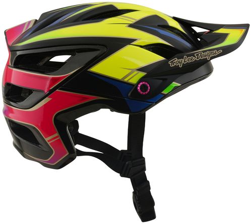 Troy Lee Designs A3 Helmet – Electra Black, X-Large/2X-Large