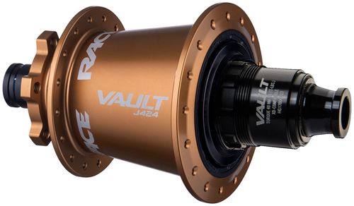 RaceFace Vault J-Bend 424 Rear Hub - 12 x 148mm, 6-Bolt, XD, Kashmoney Gold, 32H