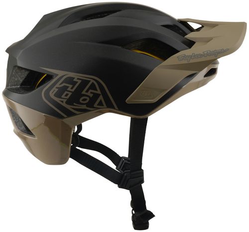 Troy Lee Designs Flowline Helmet – Point Charcoal / Timber, X-Small/Small