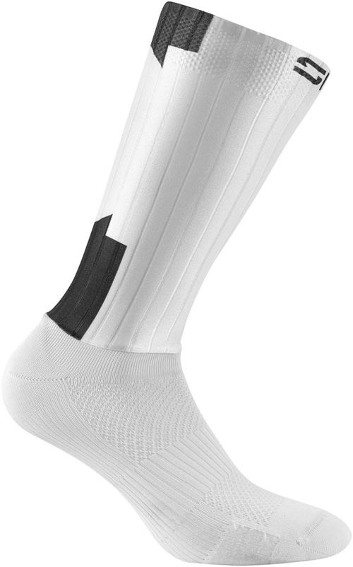 SIDI Teres Socks - White/Black, 20cm, Fits Sizes 44-46