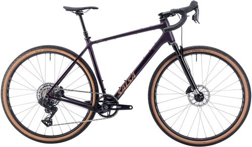Salsa Flyway C Rival XPLR AXS 13 SUS Bike - 700c, Carbon, Blackberry, X-Large
