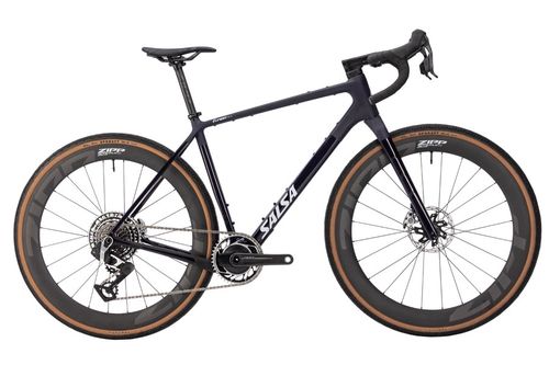 Salsa Flyway C DLX RED XPLR AXS 13 Bike - 700c, Carbon, Midnight, Medium/Large