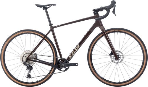 Salsa Flyway C GRX 610 12 Bike - 700c, Carbon, Dark Umber, Small