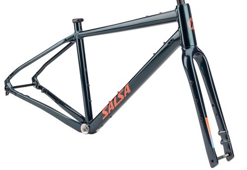 Salsa Journeyer Drop Bar Frameset - Aluminum, Midnight Blue, 51cm