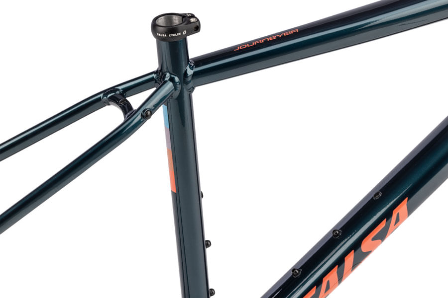 Salsa Journeyer Drop Bar Frameset - Aluminum, Midnight Blue, 57cm
