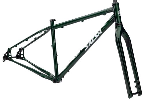 Salsa Fargo Frameset - 29", Steel, Peat Moss, Large