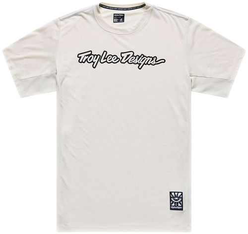Troy Lee Designs Skyline Ride Short Sleeve Tee – Signature Pumice, 2X-Large