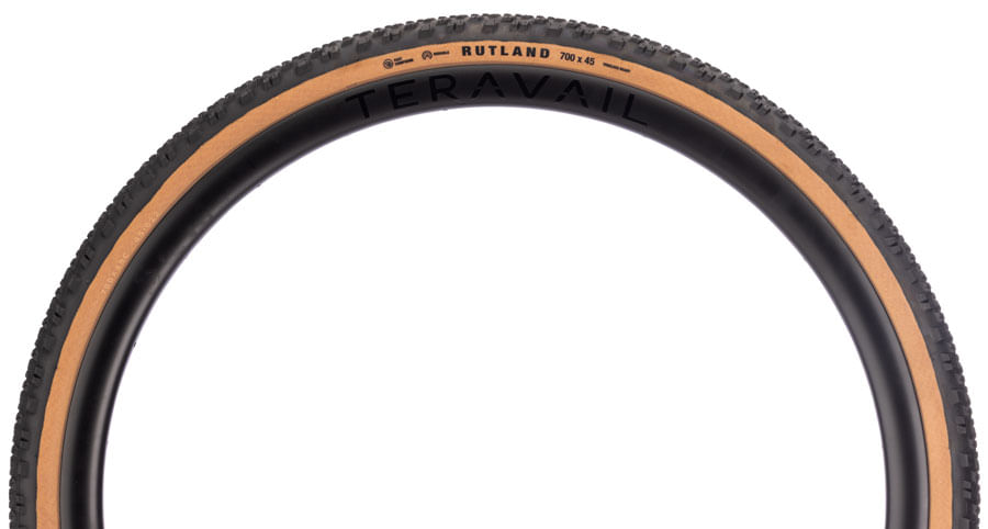 Teravail Rutland Tire - 700 x 45, Tubeless, Folding, Tan, Durable