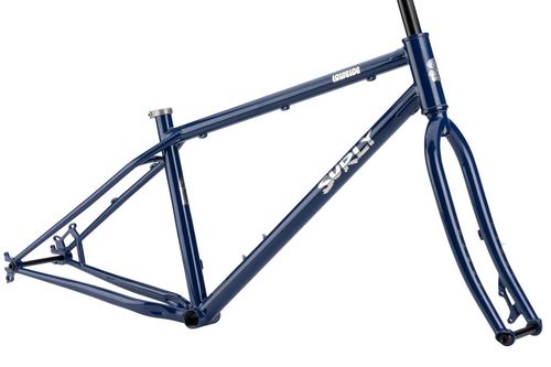 Surly Lowside Frameset - 27.5", Steel, Blue Monday, Small