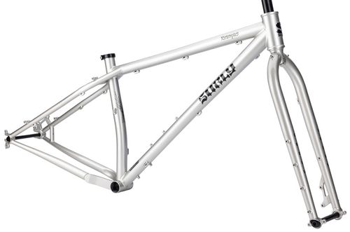 Surly Krampus Frameset - 29", Steel, Salmon Skin Silver, Large