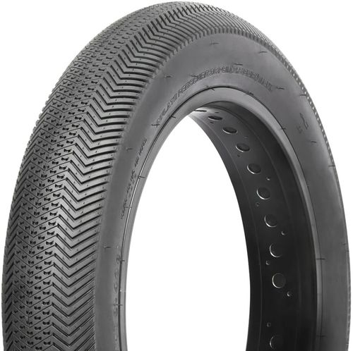 Vee Tire Co. Trooper Tire - 20 x 4.0, Clincher, Wire, Black, Performance, Override Powerwall, E-Bike E-50