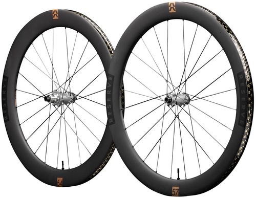 Reserve Wheels Reserve 57/64 SL Turbulent Aero Wheelset - 700, 12 x 100/12 x 142, Center-Lock, XDR/HG11, Carbon, Tune Pico SP