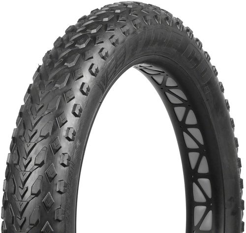 Vee Tire Co. Mission Command Tire - 20 x 4.0, Clincher, Wire, Black, Performance, Override Powerwall, E-bike E-50