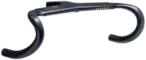 Reserve Wheels RD1 Drop Handlebar - Integrated, Carbon, 38cm, 90mm, Black