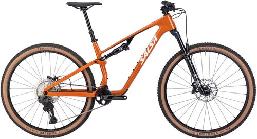 Salsa Spearfish C Deore Di2 Bike - 29", Carbon, Amber, Large