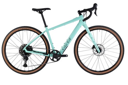 Salsa Confluence Drop Bar Cues 11 eBike - 700c, Aluminum, Spearmint Green, 60cm