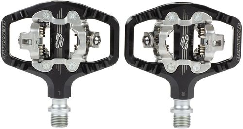 Renthal Revo-TRC Pedals - Dual Sided Clipless with Platform, Alloy, 9/16", Black, Shimano SPD