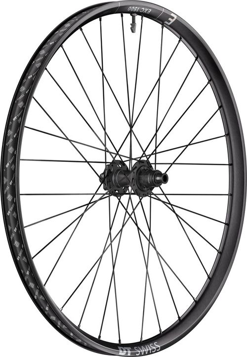 DT Swiss EXC 1500 Classic 30 Rear Wheel - 27.5", 12 x 148mm, 6-Bolt, XD/Micro Spline, DEG 90 DF, Black