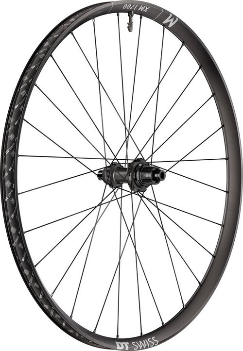 DT Swiss XM 1700 Spline 30 Rear Wheel - 27.5", 12 x 148mm, Center-Lock, Micro Spline 12M, DEG 72 DF, Black