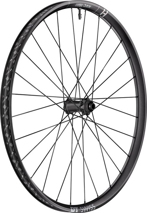 DT Swiss HXC 1500 Spline 30 Front Wheel - 29", 15 x 110mm, Center-Lock, Black