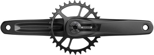 SRAM S200 Eagle Crankset - 165mm, 32t Steel Chainring, Aluminum Crankarms, DUB Spindle, Black, 52mm Chainline, B1