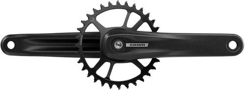 SRAM S100 Eagle Crankset - 175mm, 32t Steel Chainring, Aluminum Crankarms, For Powerspine Bottom Bracket, Black, 52mm Chainline, B1