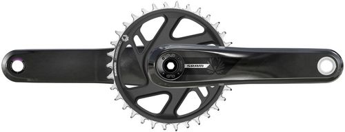 SRAM S500 Eagle Crankset - 170mm, 32t Aluminum Chainring, Carbon Crank Arms, DUB Wide Spindle, Black, 55mm Chainline, B1