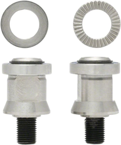 Surly Trailer Hitch Mount Axle Nuts: Fits 10x1mm Threaded Axles or Surly Direct-Frame Mounting, Pair